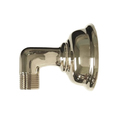 Whitehaus Showerhaus Classic Solid Brass Supply Elbow, Polished Chrome WH173C1-C